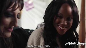 what if closeted 18+ girls discovered wet scissoring delights with penny barber august skye lana small and a madame's ghost?