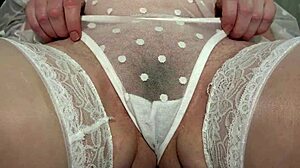 hairy milf cums gushing closeup juicy pussy licking wet vagina slurp asmr dirty horny voice!