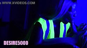 black light blowjob sneaks in at shipyard clock