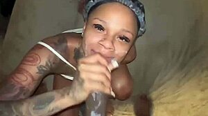 She bends for double nut backshots from his bbc