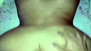 her pussy brims with his gushing load on every deep plunge