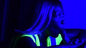 black light blowjob sneaks in at shipyard clock