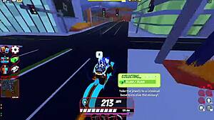 milf cop bitch gives blowjob and titty fuck before anal creampie in roblox jailbreak