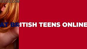 teen student in uniform rides fucking machine to huge orgasm