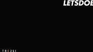 Is dressed-up Mia Trejsi blowing boyfriend?