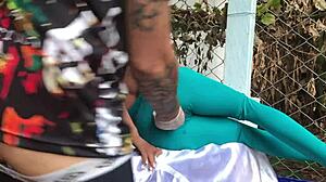 lied to take it in ass but got arm-deep in sex doll outdoors 😈🍑