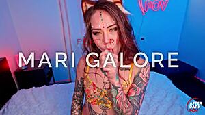 mari galore gagging on huge cock pov?