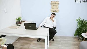 colombian petite secretary slut gets corrected by boss monster cock doggystyle