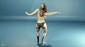 hey check this milf shaking her big tits nude on the dance floor