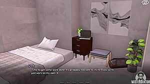 she bunkers down with femboy for sneaky creampie fun