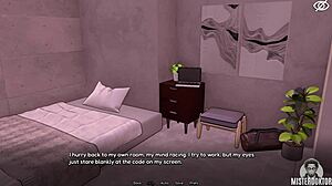 she bunkers down with femboy for sneaky creampie fun