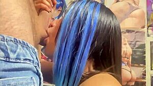 what if a colombian college girl bent over for her muscular friend's homemade surprise