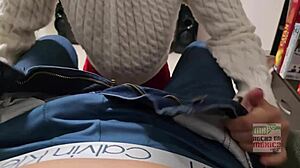 tiito make me feel the holiday spirit squirting in my belly with belly massage