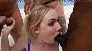 big boobed blonde gapes ass wide for brutal 4on1 anal fisting destruction sz2958
