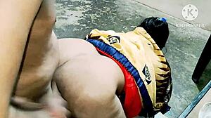 I'm so horny for my indian maid's big ass getting fucked doggystyle by owner