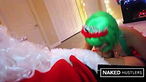 thick latina katie cummings big booty elf sucks huge cock 🍑💦