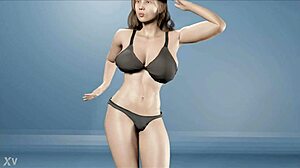 hey check this milf shaking her big tits nude on the dance floor