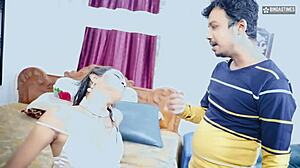 Desi step-sis burns with desire fucking step-bro while parents gone full vid