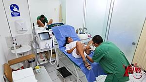 Ginecologo Fucks Peruvian Milf's Tight Pussy In Lingerie Quickie!