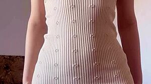 ever seen a tiny 18+ teen squirt from dildo play?