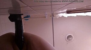 i'm riding this thick dildo all the way down