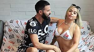 Colombian Cutie Annie Marin Teases Ass in Steamy Casting Interview