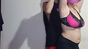 Eddie Queens Kissing Leads to Facial Cum and Boob Play