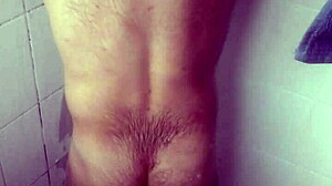 hide in the shower jerking off cum all over my legs