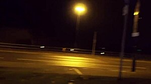 dare to watch this hot german milf risk public doggy pounding downtown?