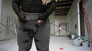 hey stepmom your big ass bounces wild in those yoga pants doesn't it