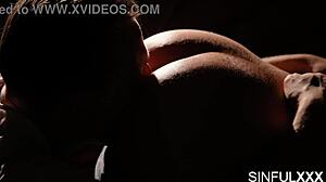 Neighbor brunette's juicy ass licked rimmed before deep cowgirl pounding