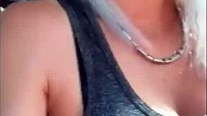 Dude, this blonde goes wild fingering her pussy to orgasm right in the car outdoors.