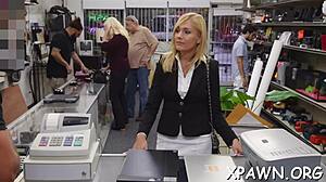 a naughty beauty takes cash offer for shop sex fun