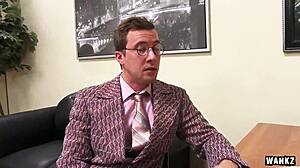 milf boss nina elle abuses power for intense tit wank