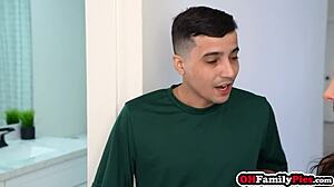 Stepsister Theodora Day Begs Big Cock Birthday Gift from Stepbro!