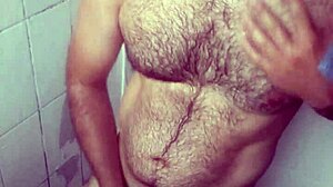 hide in the shower jerking off cum all over my legs