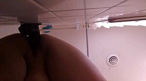 i'm riding this thick dildo all the way down