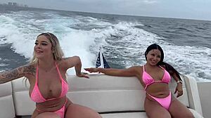 teddy fucks kali and brandy on yacht