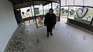 behind the scenes no cuts our most insane emo nerd milf young hospital halloween madness unfolds