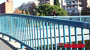 petite sofia takes double penetration from huge black cocks gaping wide