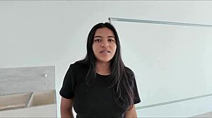 Intriguing colombian latina real estate agent explores first time pov thrill with pornstar partner in steamy encounter session