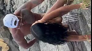 bolt jones takes 18yo angel ferraz to brazil's top nudist beach viral vibes