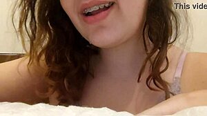 Hey, stroke slow while this busty Brazilian beauty guides your every move