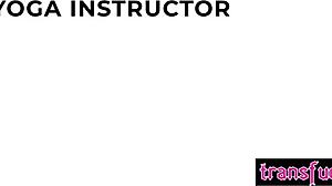 Teen Shemale Yoga Instructor Emma Rose Pounds Big Ass Jewelz Blu