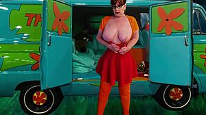 granny velma dinkley fingered in cosplay mystery