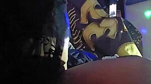 Fat BBW bounces wildly on monster BBC creampie madness!!