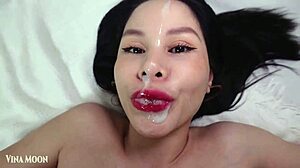 Best Facial Cumshots Compilation: Cute Babes Covered In Thick Loads Gulping Pretty Young Tits Dripping Wet