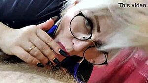 Aimee Hot Milf Teases with Blowjob Cumshot and Dirty Talk Close-Up