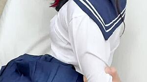 damn i'm so horny bein this cute petite asian tiktoker student lick my pussy