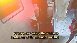 stranger sneaks into women's bathroom and ends up fucking the married woman
